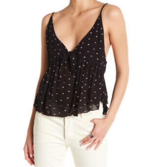 Free People Tops - 🌺 Free People Intimately Spaghetti Strap Baby Doll Crop Top Women’s Size S